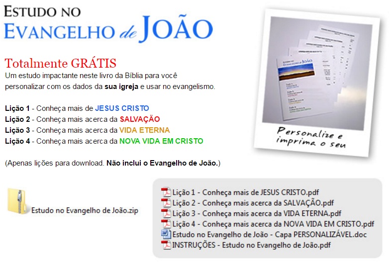 Estudo no Evangelho de Joao